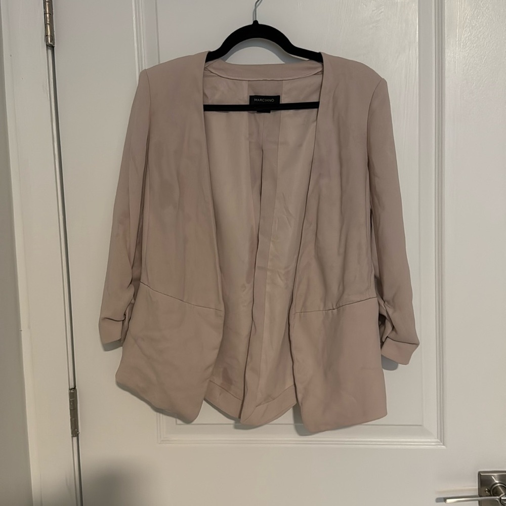 Marciano Light Pink Split Tie-Back Blazer – Size Medium